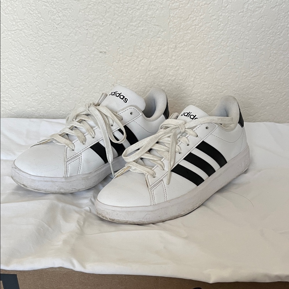 adidas White and Black Women's Sneakers